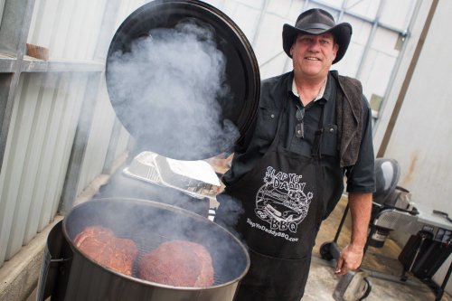 Pitmaster Steve Botkin in Sydney, Austraila