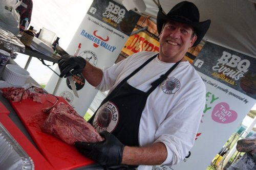 Pitmaster Steve Botkin in Perth, Austraila