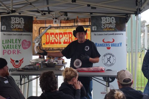 Pitmaster Steve Botkin in Perth, Austraila